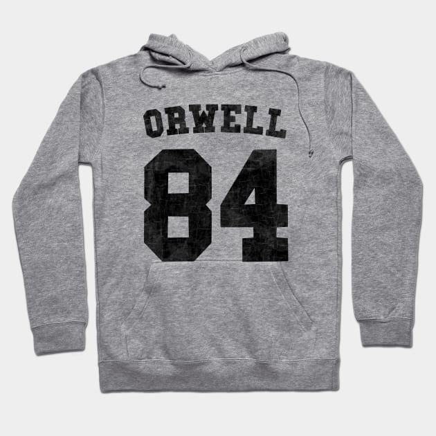 Orwell 84 Hoodie by valentinahramov